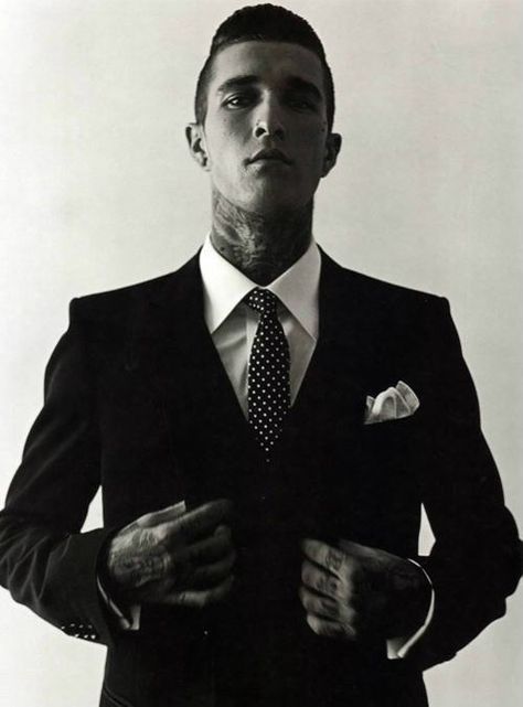 Suits And Tattoos, Jimmy Q, A Man In A Suit, Man In A Suit, Charlotte Rampling, Body Modification, Thank You Lord, Sharp Dressed Man, Suit Up