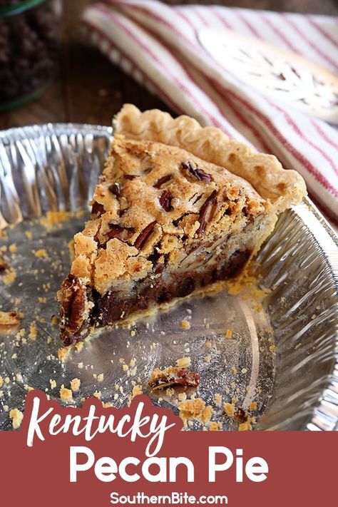 Kentucky Pecan Pie, Thanksgiving Staples, Chocolate Chip Pie, Canned Cranberry Sauce, Chocolate Chip Cookie Mix, Chocolate Pecan Pie, Thanksgiving Food Desserts, Dessert Chocolate, Pecan Pie Recipe