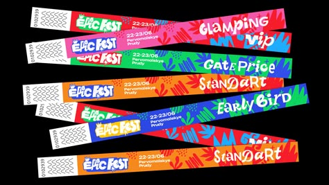 EPIC FEST music festival Album Listening Party Ideas, Music Festival Identity Design, Festival Pubmat, Festival Merchandise Ideas, Summer Festival Branding, Festival Lanyard, Music Fest Theme Party, Music Packaging, Festival Music