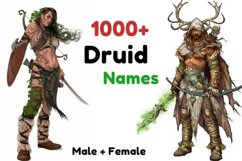 Druid Names Druid Names Dnd, Dnd Backstory Ideas Druid, Druid Names Female, Dnd Druid Character Design, Dnd Druid Female, Druid Names, D&d Druid, Wood Elf Names, Druid Oc