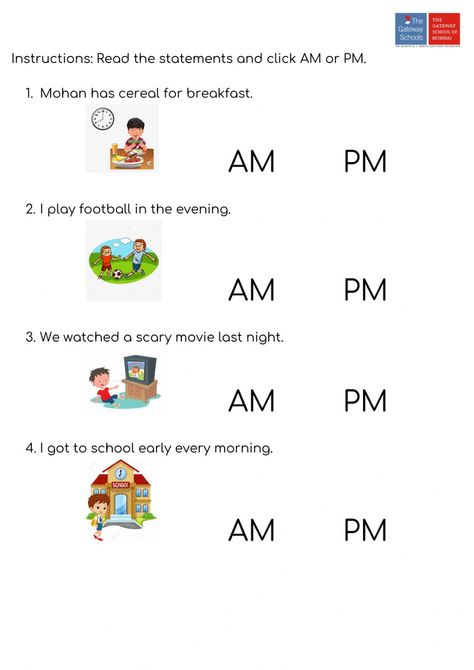 Am And Pm Worksheets, 7th Grade Science Projects, Sight Word Sentences, English Grammar Rules, Physics Experiments, 7th Grade Science, Map Reading, Time Worksheets, Math School