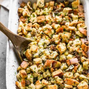 Best Thanksgiving Stuffing Recipe - Tastes Better From Scratch Traditional Thanksgiving Stuffing Recipe, Classic Thanksgiving Menu, Traditional Stuffing Recipe, Stuffing Thanksgiving, Vegetarian Stuffing, Stuffing Recipes For Thanksgiving, Tastes Better From Scratch, Thanksgiving Stuffing, Stuffing Recipes