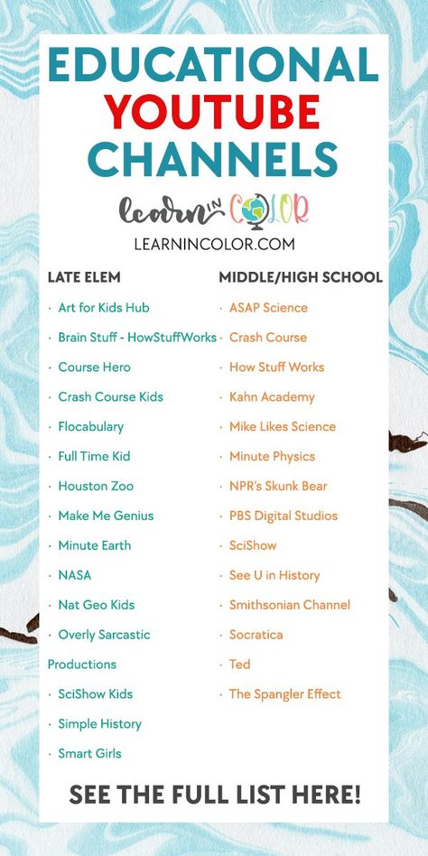 Educational Apps For Middle Schoolers, Fun Things To Do In The Classroom, K3 Learning Activities, Online Elementary School, Homeschool For High Schoolers, Best Online Homeschool Programs, Homeschool Youtube Channels, Prepare For 3rd Grade, Free Online Homeschool Resources