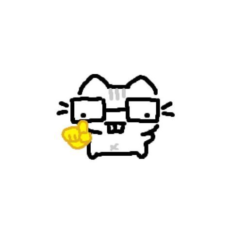 Shy Reaction Pic, Shy Funny, Silly Doodles, Reka Bentuk Grafik, Koci Humor, Goofy Drawing, Reaction Pic, Cat Doodle, Emoji Art