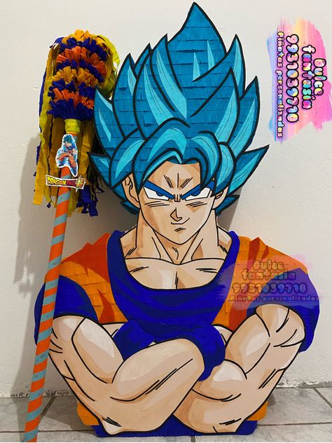 Piñata dragon ball super Dragon Ball Z Pinata, Dragon Ball Z Birthday Party Decorations, Dragon Ball Z Birthday Party Ideas, Dragon Ball Z Party Ideas, Fiesta Dragon Ball, Dragon Ball Birthday Party, Dragon Ball Z Birthday Party, Dragon Ball Decor, Dragon Ball Z Birthday