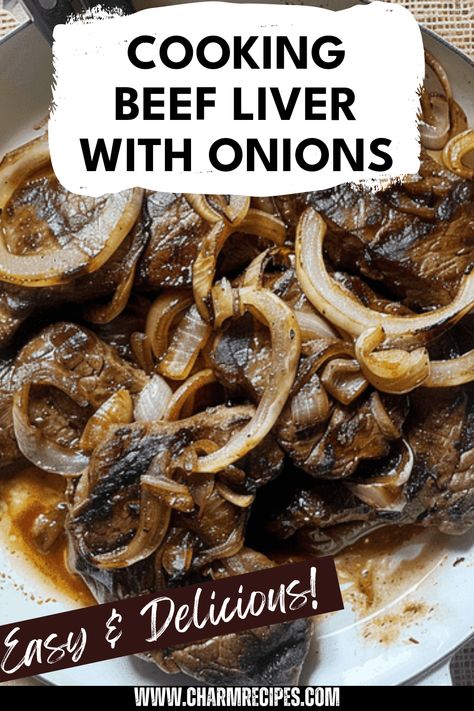 Get ready to enjoy a fantastic home-cooked meal with Beef Liver and Onions. This recipe highlights the delicate texture of beef liver, perfectly combined with the sweetness of caramelized onions. Searing the beef liver allows for a rich flavor, while the onions add a satisfying sweetness, making this dish comforting and nutritious. Perfect for dinner, it’s a quick and healthy option to boost your iron intake. Let’s turn your kitchen into a haven of rich tastes that celebrate classic flavors. Taste the difference with these simple steps. Liver Dishes, Beef Liver And Onions, Fried Liver, Cooking Beef, Liver And Onions, How To Cook Liver, Liver Recipes, Eat Beef, How To Cook Beef