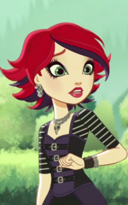 Characters With Red Hair, Red Hair Cartoon, Ever After High Rebels, Side Character, Short Red Hair, Short Dark Hair, High Hair, Short Brown Hair, Cartoon Series