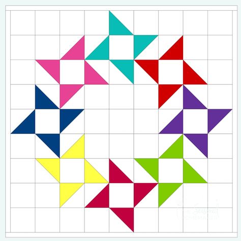 Friendship Block Pattern, Half Square Star Quilt, Double Square Star Quilt Pattern, 5 Point Star Quilt Blocks Pattern Free, Friendship Star Quilts, Friendship Star Quilts Ideas, X Block Quilt Pattern, Fast Easy Quilt Patterns, Friendship Quilt Blocks Free Pattern