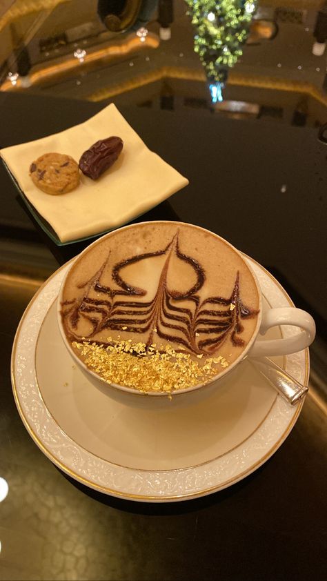 24ct cappuccino at the Emirates Palace Abu Dhabi, UAE Dubai Cafe Aesthetic, United Arab Emirates Aesthetic, Abu Dhabi Restaurants, Abu Dhabi Emirates Palace, Cafes In Dubai, Emirates Palace Abu Dhabi, Royal Atlantis, Arabian Tea House Dubai, Emirates Palace