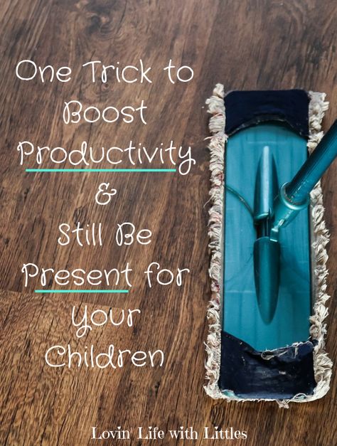 Use this simple tip to boost productivity throughout the day, even as you simultaneously create more moments to be present with your kids. Being More Present, Car Games For Kids, Stop Yelling At Your Kids, Crafts Birthday Party, Cleaning Kids Room, Stop Yelling, Be Resilient, Clean Rooms, Be More Present