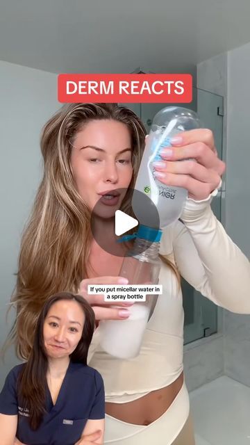 Jenny Liu, MD FAAD , Skincare expert on Instagram: "You’ve probably seen this hack before: micellar water can be a great alternative for dry shampoo- I think it’s Perfect for post-workout refresh, but remember, it’s not a shampoo replacement! Keep your scalp healthy and hair happy by using it between washes. 

Have you tried this? 
🎥 @anggwells 

#micellarwater #dryshampoo #oilyscalp #scalpcare #dermatologist" Micellar Water Dry Shampoo, How To Use Dry Shampoo Tutorials, Shampoo Replacement, Dry Shampoo Alternative, Shampoo Alternative, Red Hair Inspiration, Shampoo Recipe, Oily Scalp, Water Can