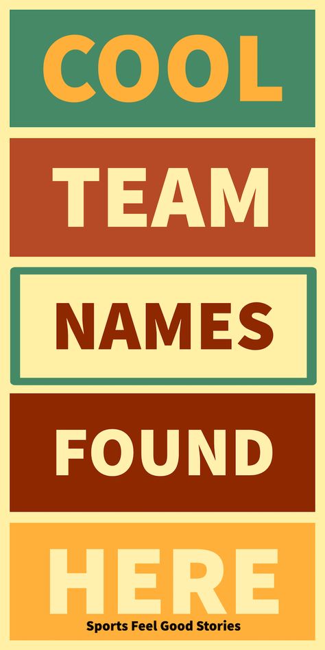 Check out all of the choices for cool team names for your sports teams, trivia squads, work groups, and more. Funny, creative and clever naming options.  #team #names #funny Trivia Team Theme Ideas, Team Themes Ideas Sports, Team Names Ideas For Work, Team Theme Ideas, Team Names Ideas Clever, Funny Team Names Ideas, Trivia Team Names Funny, Team Colors Ideas, Cool Group Names