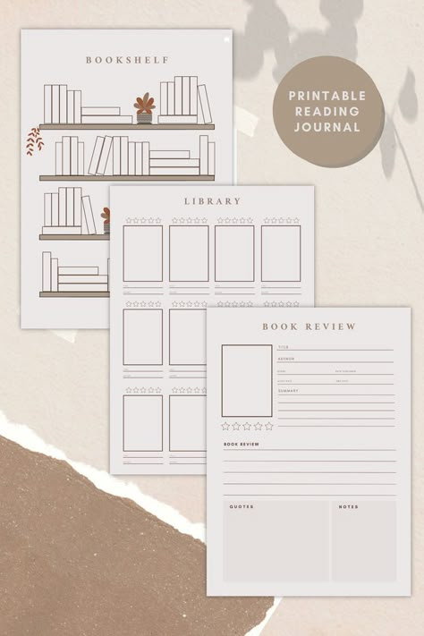 Reading Journal Aesthetic | Minimal Journal | Book Shelf freeplannerinserts #courseplannernotion #smartphoneplanner Book To Read List Printable, Reading Journal Spreads Digital, Book Library Template, Reading Journal Bookshelf Template, Goodnotes Reading Journal Templates Free, Reading Diary Design, Digital Reading Journal Template Free, Book Wishlist Template, Goodnotes Template Free Book Journal