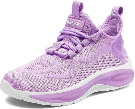 Amazon.com | RUNSIDE Boys Girls Sneakers, Lace up Kids Tennis Shoes for Walking/Running Lightweight Breathable Gym Shoes Outdoor, Little Kid/Big Kid Purple | Sneakers Kids Tennis Shoes, Kids Tennis, Falkland Islands, Girls Shoes Kids, Gym Shoes, Girls Sneakers, Kids Sneakers, Big Kid, Dominican Republic