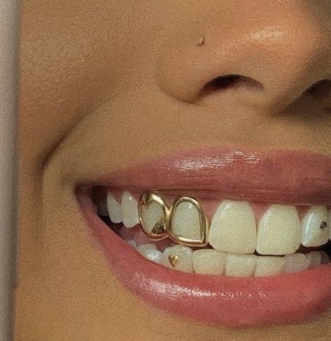 Gold Tooth Cap, Open Face Grillz, Mouth Grills, Girl Grillz, Bottom Grillz, Grillz Teeth, Teeth Caps, Gold Grill, Windows To The Soul