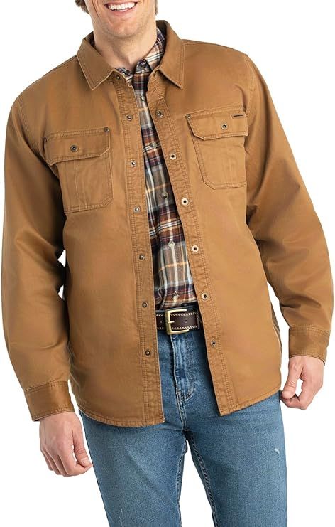 Legendary Whitetails Men's Journeyman Shirt Jacket, Flannel Lined Shacket for Men, Water-Resistant Coat Rugged Fall Clothing Transitional Jacket, Amazon Selling, Best Of Amazon, Mens Fashion Urban, Mens Flannel, Mens Fashion Fall, Fall Clothing, Selling Products, Jacket Pattern