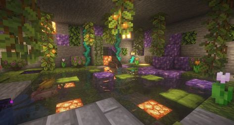 Minecraft Aquarium Ideas, Simple Minecraft Builds, Minecraft Cave House, Minecraft Aquarium, Minecraft House Tutorials, Cool Minecraft Creations, Minecraft Room, Cute Minecraft Houses, Minecraft City