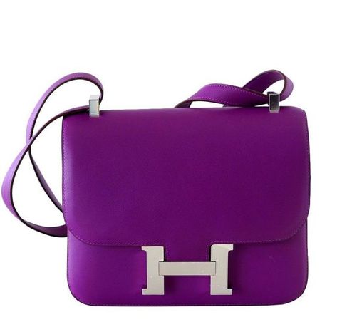 Hermes Constance Bag, Purple Tone, Dior And I, Limited Edition Bag, Hermes Constance, Hermes Box, Hermes Handbags, Blue Backpack, Blue Suede