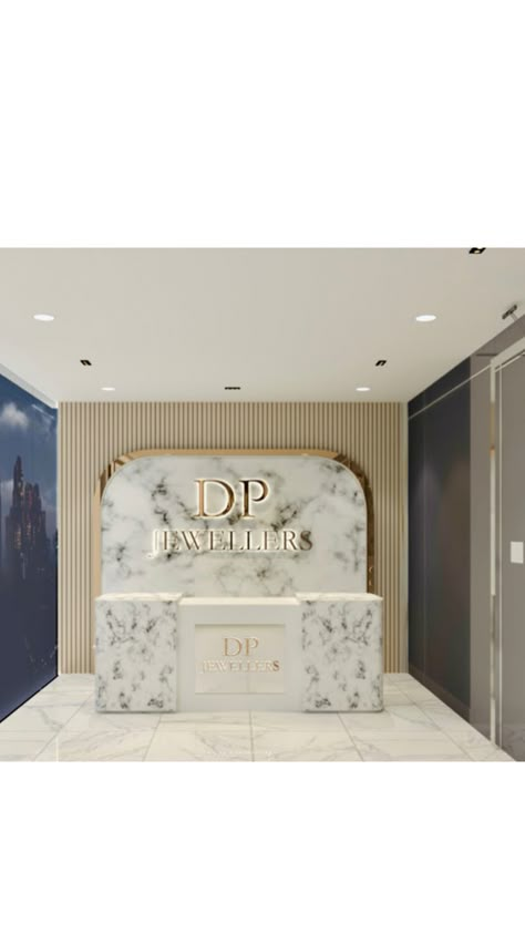 Skin Clinic Reception, Clinic Decoration, Clinic Reception, Salon Designs, Wedding Background Decoration, Bedroom Door Design, Office Reception, Gold Shop, Skin Clinic