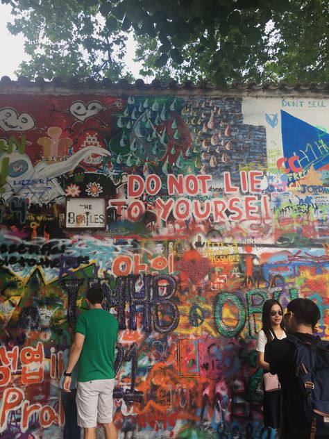 John Lennon Wall, Prague John Lennon Best Photos, John Lennon Color Photo, John Lennon Last Photo, John Lennon Wall Prague, John Lennon Wall, Disney Ariel, John Lennon, Prague, Photography