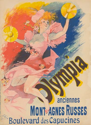 Poster for a concert at the restaurant "Olympia" - Jules Chéret — Google Arts & Culture Jules Cheret Posters, Vintage French Posters, Jules Cheret, Art Assignments, At The Restaurant, Fan Poster, French Poster, Art Deco Posters, The Restaurant