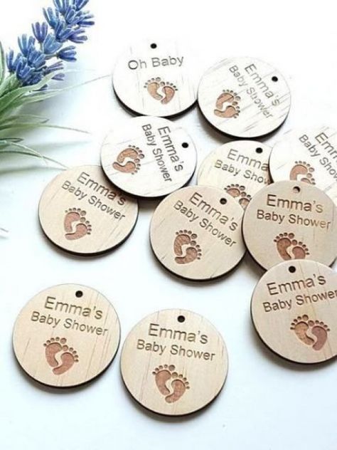 Baby Shower Recuerdos, Juegos Baby Shower, Baby Gift Tags, Name Reveal, Unique Baby Shower Favors, Baby Shower Souvenirs, Baby Bash, Baby Shower Tags, Ideas Fiesta