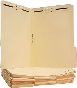 End of Yrar Portfolios Manila File Folders with Fasteners, Letter Size, 50-Pack, Beige Personal Word Wall, Desk Organization Tips, Office Supplies List, Manila Folder, Massage Table, Office Paper, File Organization, File Folders, Office Items