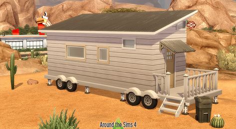 New mesh, tires to put on caravan houses. 7 color variations by Sandy. ts4, ts4cc, ts4dl, build mode, buy mode, decoration, decor, mod, Sims 4 Tiny Living, Around The Sims 4, The Sims 4 Custom Content, Caravan Home, Tiny Trailers, Trailer Home, Tiny Spaces, Custom Windows, Eco Friendly House