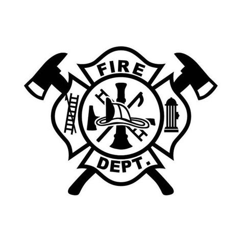 Fire Department Logo Svg, Fire Department Svg, Fire Fighter Svg, Fire Truck Svg, Fire Dept Logo, Firefighter Logo, Firefighter Svg, Auto Mini, Silhouette Clip Art