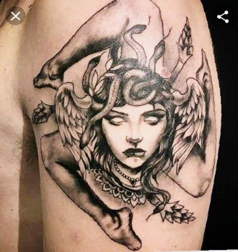 Sicilian Trinacria. Sicily. Sicilian Tattoo, Italian Tattoos, Flower Wrist Tattoos, Statue Tattoo, Half Sleeve Tattoos For Guys, Neck Tattoo For Guys, Tattoo For Son, Medusa Tattoo, Cute Little Tattoos