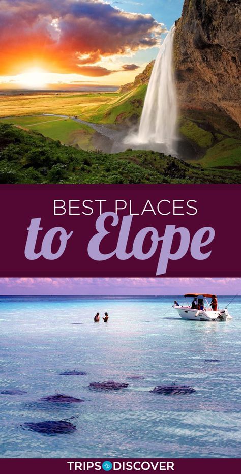 Where To Elope Destinations, Best Places To Elope World, Best Place To Elope, Eloping Ideas, Elopement Places, Best Elopement Locations, Elopement Venues, Couples Getaway, Beach Wedding Ideas