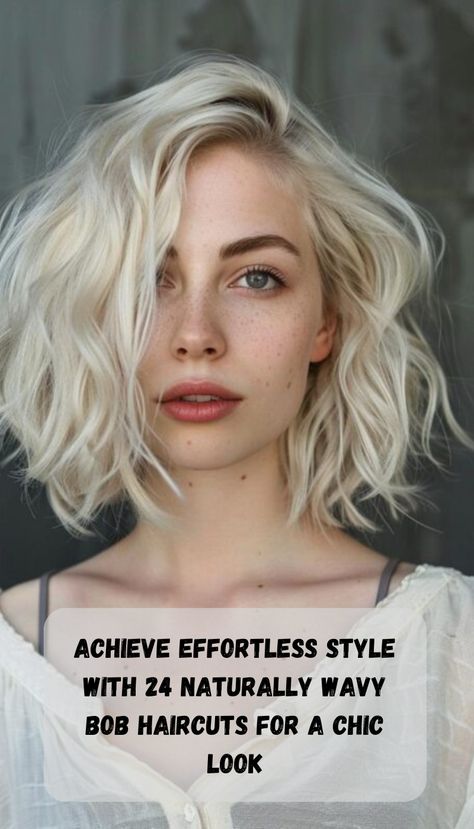 https://style-us.online/achieve-effortless-style-with-24-naturally-wavy-bob-haircuts-for-a-chic-look/	Embrace your natural waves with these 24 effortlessly chic bob haircuts. Perfect for adding texture and volume, these hairstyles are low-maintenance and exude a carefree, yet polished look suitable for any day of the week. Short Blonde Wavy Bob, Long Wavy Bob With Bangs, Short Naturally Wavy Hair, Wavy Hair Bob Haircut, Thick Wavy Bob, Messy Wavy Bob, Style Bob Haircut, Layered Curly Bob, Naturally Wavy Bob