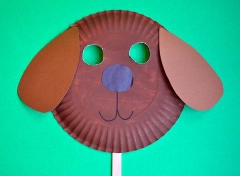 Building A Dog House, Puppy Mask, Animal Party Hats, Paper Plate Masks, Puppy Crafts, Chinese Crafts, Made For Kids, Kid Friendly Crafts, Crafts Preschool