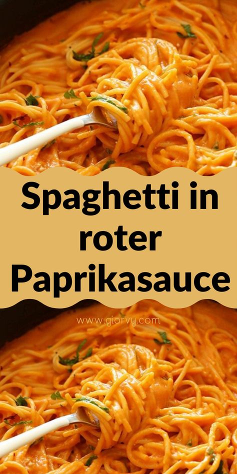 Paprika Sauce, Food Receipt, Carbohydrates Food, Linguine, Spaghetti Squash, Eating Habits, Pasta Dishes, Cooking And Baking, Food Inspiration