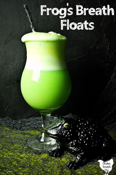 Frog's Breath Floats are the perfect Halloween punch to serve at a kid's Party, they're filled with tropical fruity flavors with a spooky swampy look perfect for October #limesherbet #sherbetpunch #halloweenrecipe #halloweendrink #halloweenparty #nightmarebeforeschristmas #nightmarebeforechristmasparty Easy Halloween Party Food, Halloween Shots, Nightmare Before Christmas Movie, Lime Sherbet, Halloween Punch, Vegan Halloween, Easy Halloween Party, Christmas Movie Night, Halloween Movie Night