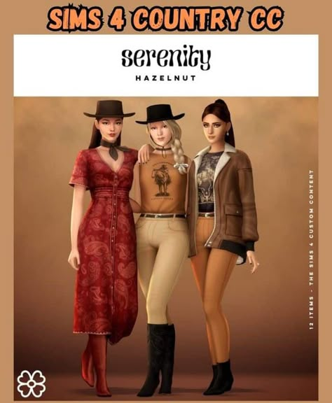 25 Sims 4 Country CC - Western Decor, Country Clothes, & Ranch Clutter For Your Cowgirl Sims! Sims 4 Cc Swimwear Bikinis Maxis Match, Sims 4 Casual Cc, Sims 4 Western Cc Maxis Match, Sims 4 Vintage Cc Clothes, Sims 4 Modest Cc, Sims 4 Western Cc, Sims 4 Cowgirl Cc, Sims 4 Country Cc, Sims Packs