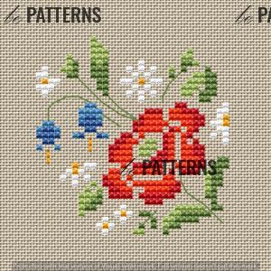 Free Crochet Blanket Ideas For beginners Christmas Cross Stitch Alphabet, Scrapbook Kits Free, Floral Cross Stitch Pattern, Small Cross Stitch, Free Digital Scrapbooking, Pola Kristik, Cross Stitch Patterns Flowers, Mini Cross Stitch, Floral Cross