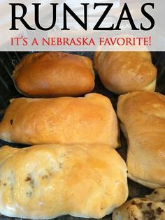 Runza Filling Recipe, Runza Recipes, Nebraska Runza, Runza Recipe, Hamburger Bread, Bierocks Recipe, Frozen Bread Dough, Bread Homemade, Mini Quiches