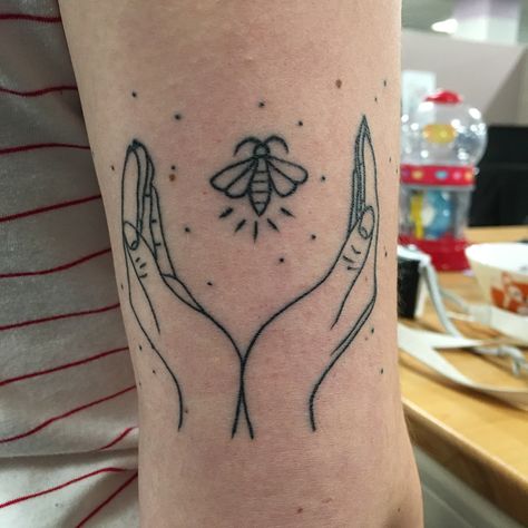 Lightning Bug Tattoo, Lightning Tattoos, Honeysuckle Tattoo, Firefly Tattoo, Tattoos Cool, Lightning Tattoo, Bolt Tattoo, Love Ideas, Lightning Bug