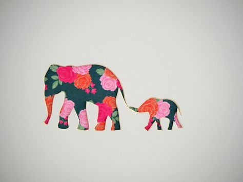 Nursery Ideas, Baby Boy, Baby Girl, Elephant Silhouette, Mother and Child, Mom and Baby Mom And Baby Elephant, Mother And Baby Elephant, Elephant Silhouette, Baby Silhouette, Baby Elephants, Baby Boy Room Nursery, Adventure Baby, Handcrafted Art