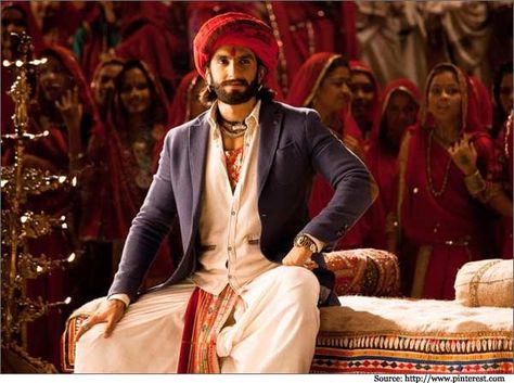 Ranveer Singh #RanveerSingh #RamLeela #FASHION #STYLE #BEAUTY #BOLLYWOOD #INDIA Ranveer Singh Ramleela Look, Leela Movie, Ram Leela, Deepika Ranveer, Stylish Men Wear, Sanjay Leela Bhansali, Indian Men Fashion, Lee Pace, Movies Outfit