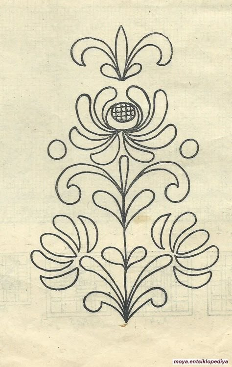 Russian Embroidery Patterns, Bavarian Embroidery, Folk Embroidery Patterns, Folklore Embroidery, Folklore Pattern, Fleurs Art Nouveau, Wrist Tattoo Ideas, Line Tattoo Ideas, Wrist Tattoo Designs