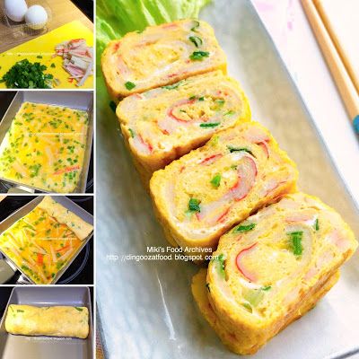 Crab Stick Recipes, Crab Stick Recipe, Rolled Omelette, Egg Waffles, Baked Omelette, Crab Sticks, Surimi Recipes, Egg Roll Filling, Onion Rolls