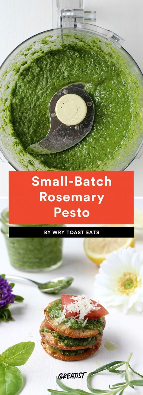 Rosemary Pesto Recipe, Rosemary Pesto, Fresh Herb Recipes, Pesto Recipes, Basil Pesto Recipes, Healthy Food Guide, Cheese Pairings, Herb Recipes, Pesto Recipe