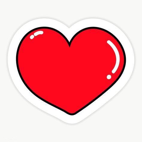 Red Heart Drawing, Red Heart Png, Transparent Aesthetic, Red Heart Stickers, Pink Heart Background, Sticker Heart, Love Stick, Images For Valentines Day, Aesthetic Heart