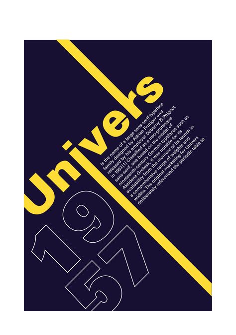 univers font / typography on Behance Graphic Typography Poster, Poster Typography Design Inspiration, Axial Typography, Graphic Typography Design, Typography Poster Design Creativity, Text Poster Design, Univers Font, Creative Typography Poster, Typography Layout Design