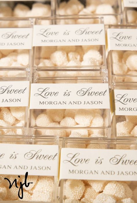 Wedding Favor Ideas, NJ Wedding Ideas, Wedding Details, Wedding Inspiration, Love is Sweet, Candy Favors and New Jersey Bride Sweet Wedding Favors, Jason Morgan, Wedding Favor Ideas, Nj Wedding, Candy Favors, Favor Ideas, Glamorous Wedding, Nj Weddings, The Grove