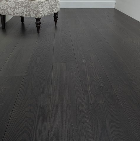 Dark Wood Floor and Engineered Wood Flooring from Carlisle Wide plank Floors Gray Wood Laminate Flooring, Black Laminate Flooring, Grey Hardwood Floors, Wood Floor Bathroom, Grey Hardwood, Gray Shades, Grey Wood Floors, Light Hardwood Floors, Wood Floors Wide Plank