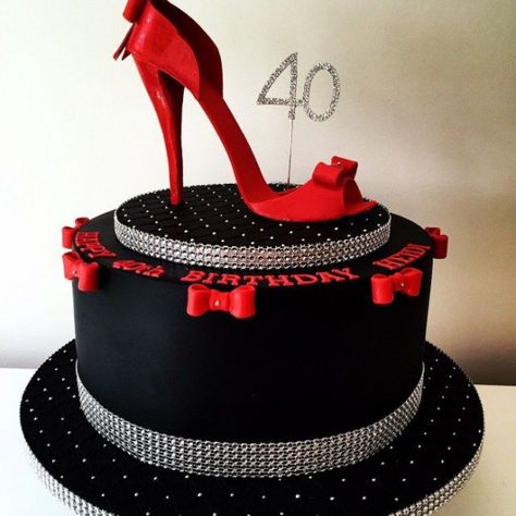 30 Elegant Picture of Female Birthday Cakes . Female Birthday Cakes Glam 40th Female Birthday Cake Edible Sugar Shoe Sharpe Edges On #50thbirthday #50th #birthday #cake Female Birthday Cakes, Cakes For Ladies, 40th Birthday Cake For Women, 50th Birthday Cake For Women, Birthday Cake For Women Elegant, Whiskey Cake, 40th Cake, New Birthday Cake, Red Birthday