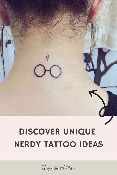 Attention all nerdy tattoo enthusiasts! Are you looking for unique and creative tattoo ideas to showcase your love for all things geeky? Look no further! From intricate designs inspired by popular movies, TV shows, video games, or books to minimalist symbols that hold deep personal meanings, the possibilities are endless. Whether you're a die-hard Harry Potter fan, a loyal Star Wars follower, or a passionate gamer, there's a nerdy tattoo just waiting for you. Minimalist Star Wars Tattoo, Star Wars Tattoo Design, Minimalist Star Wars, Minimalist Symbols, Creative Tattoo Ideas, Nerdy Tattoos, Creative Tattoo, Just Ink, Star Wars Tattoo